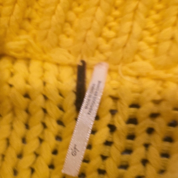 Free People Vibrant Yellow Cowl Neck Sweater - Picture 10 of 11